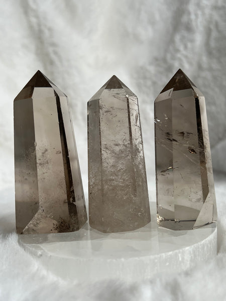 Smokey quartz points