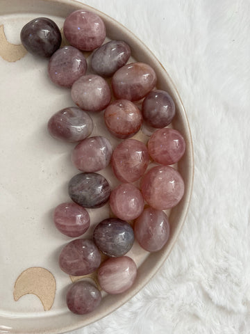 Lilac Rose Quartz large tumble