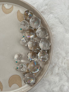Clear quartz Crystal ball pendants