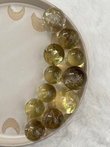 Citrine small spheres
