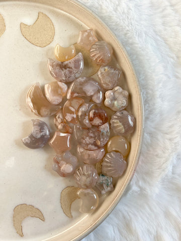 Flower agate mini Shapes