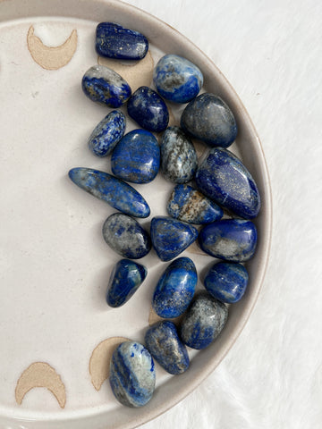 Lapis lazuli tumbles