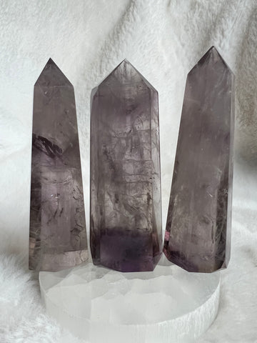 Amethyst Smokey quartz towers