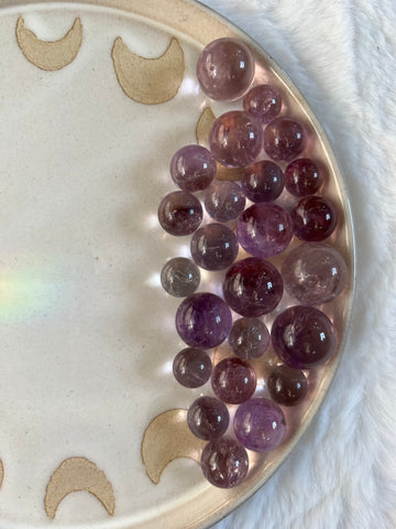 Ametrine mini sphere