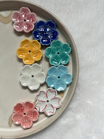 Flower incense holder