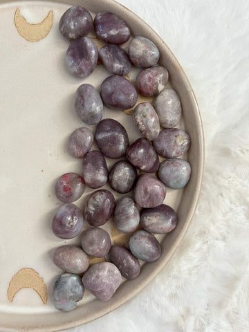 Pink Tourmaline Tumbles