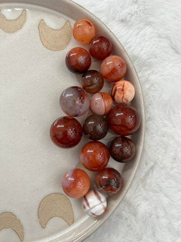 Carnelian mini sphere