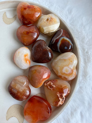 Carnelian hearts