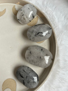 Tourmilated quartz palm