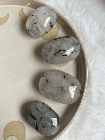 Tourmilated quartz palm
