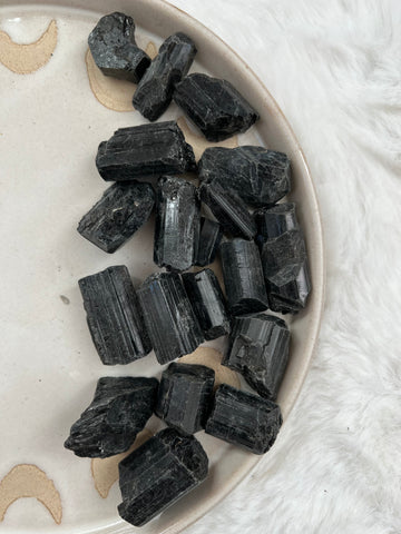 Black Tourmaline Tumbles