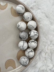 Small howlite sphere
