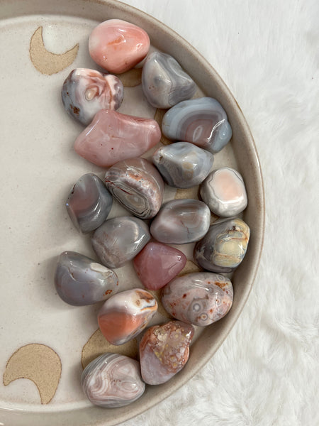 Botswana Agate - Opal Tumbles