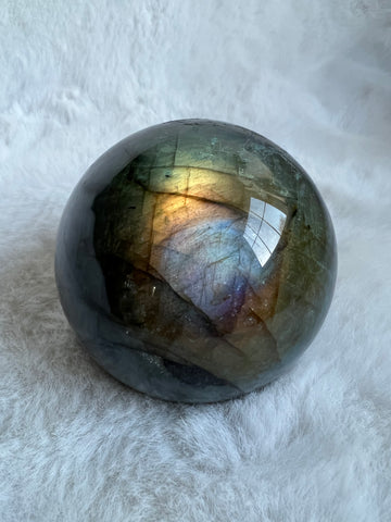 Labradorite sphere
