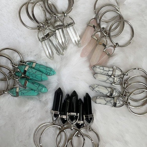 Crystal keyrings