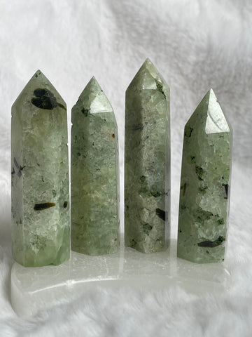 Prehnite towers