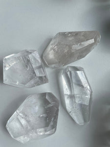 High grade Clear quartz freeform with rainbows