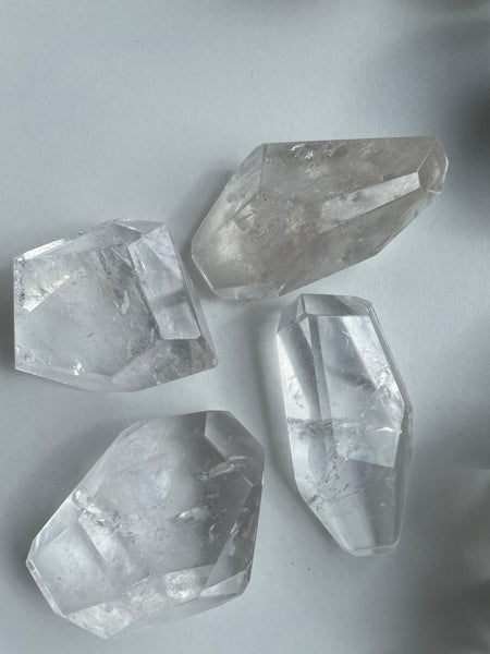 High grade Clear quartz freeform with rainbows