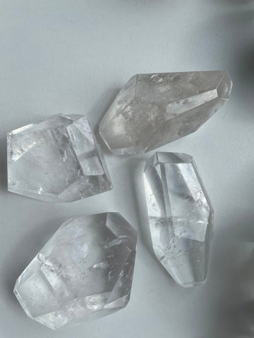 High grade Clear quartz freeform with rainbows