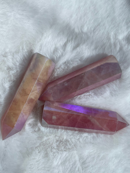 Aura Rose Quartz