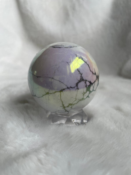 Aura Howlite sphere