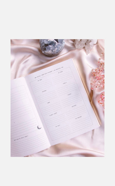 Dreamy moons gratitude journal