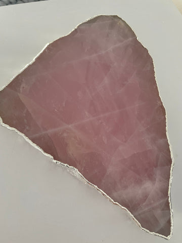 Gorgeous Rose Quartz platter
