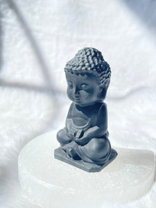 Black Obsidian Buddha