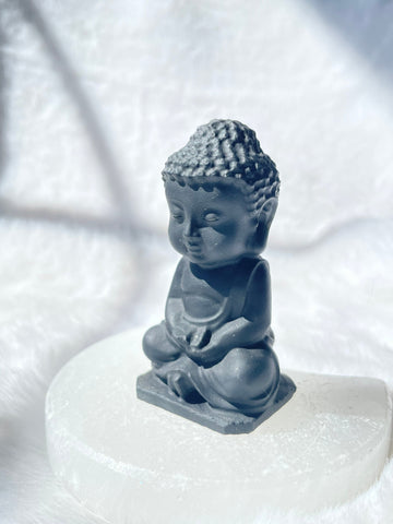 Black Obsidian Buddha