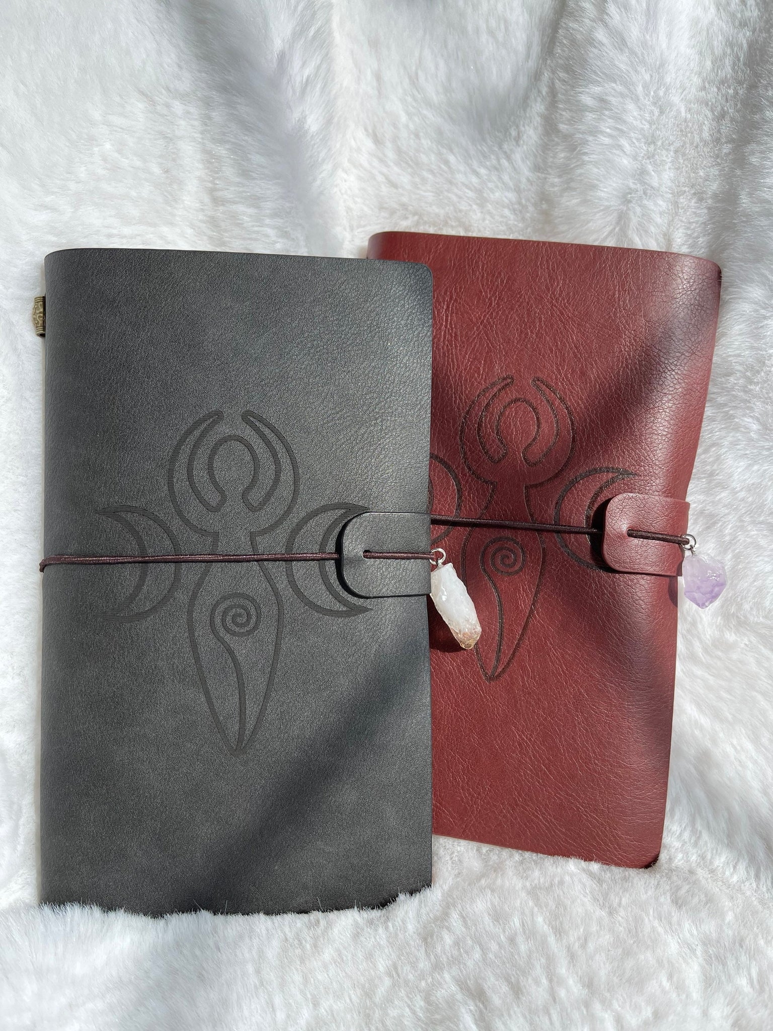 Leather Crystal journal