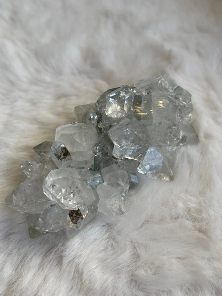 Diamond Apophyllite clusters