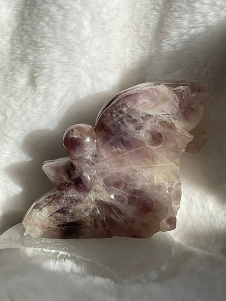 Amethyst cluster fairy