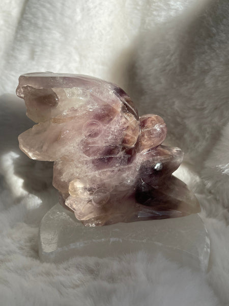 Amethyst cluster fairy