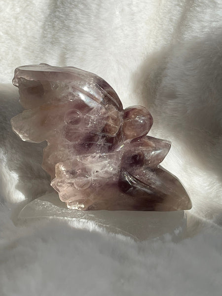 Amethyst cluster fairy