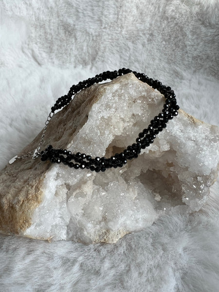 Dainty crystal bracelets