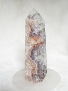 Amethyst flower agate tower
