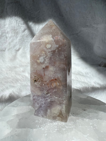 Amethyst flower agate