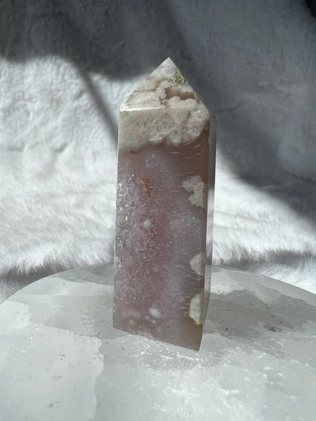Amethyst flower agate