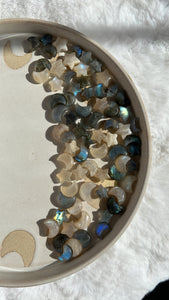Mini Moonstone stars/ moons