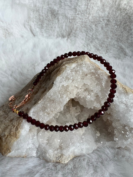 Dainty crystal bracelets