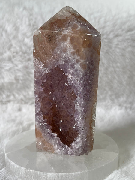 Agate druzy towers