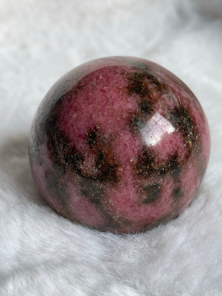 Rhodonite sphere