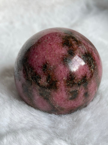 Rhodonite sphere