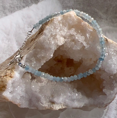 Dainty crystal bracelets