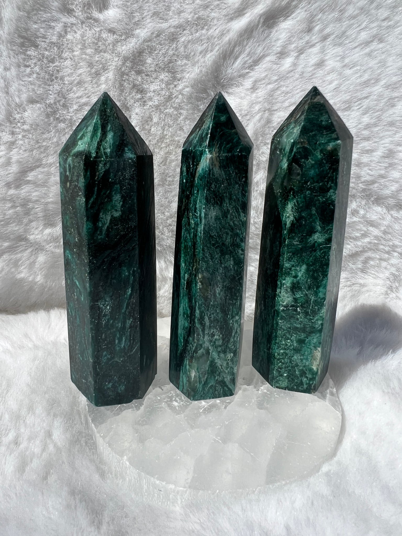 Green Fuchsite mica