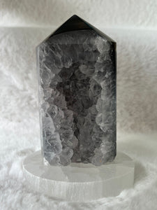 Agate druzy towers