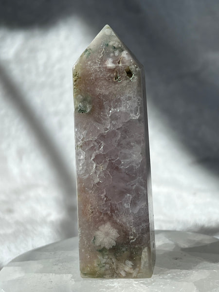 Amethyst flower agate