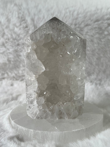 Agate druzy towers
