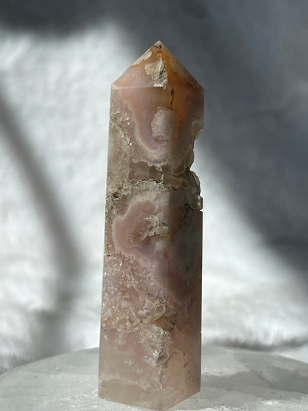 Amethyst flower agate