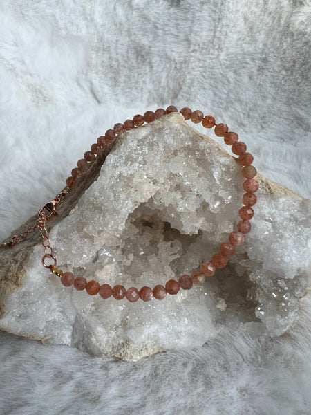 Dainty crystal bracelets